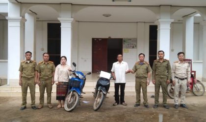 ປກສ ເມືອງສຳພັນ ແຂວງຜົ້ງສາລີ ມອບລົດຈັກ 2 ຄັນທີ່ຖືກໂຈນລັກຄືນໃຫ້ເຈົ້າຂອງເດີມ