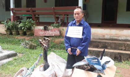 ກັກຕົວຊາຍໜຸ່ມ ຊື້ລົດຈັກເຖື່ອນ ແລະ ແຍກເປັນຊິ້ນສ່ວນຂາຍ
