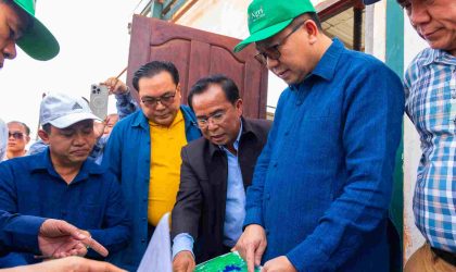 ລັດຖະມົນຕີ ກະຊວງກະສິກໍາ ແລະ ສິ່ງແວດລ້ອມ ລົງຕິດຕາມສະພາບນ້ຳຖ້ວມ ຢູ່ເມືອງໄຊທານີ ແລະ ເມືອງນາຊາຍທອງ ນະຄອນຫລວງວຽງຈັນ