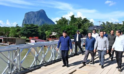 ລັດຖະມົນຕີ, ຫົວໜ້າ ຫສນຍ ຕິດຕາມຊຸກຍູ້ການແກ້ໄຂໄພພິບັດນ້ຳຖ້ວມ ຢູ່ແຂວງວຽງຈັນ