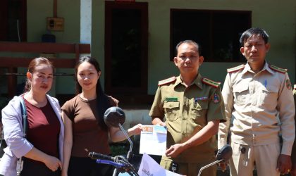 ປກສ ເມືອງໂພນໂຮງ ມອບລົດຈັກຄືນເຈົ້າຂອງເດີມ