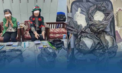 ກັກຕົວ 2 ແມ່ຕູ້ ອາຍຸ 70 ປີ ສັນຊາດຟີລິບປິນ ພ້ອມຂອງກາງຢາເສບຕິດ ຢາໄອ ແລະ ເຮໂລອິນ ຢູ່ສະໜາມບິນວັດໄຕ