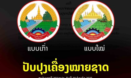 ມະຕິ ຄະນະປະຈຳສະພາແຫ່ງຊາດ ກ່ຽວກັບການປັບປຸງການໃສ່ສີໃສ່ເຄື່ອງໝາຍຊາດ ສະບັບເລກທີ203/ຄປຈ, ວັນທີ 30 ກໍລະກົດ 2025